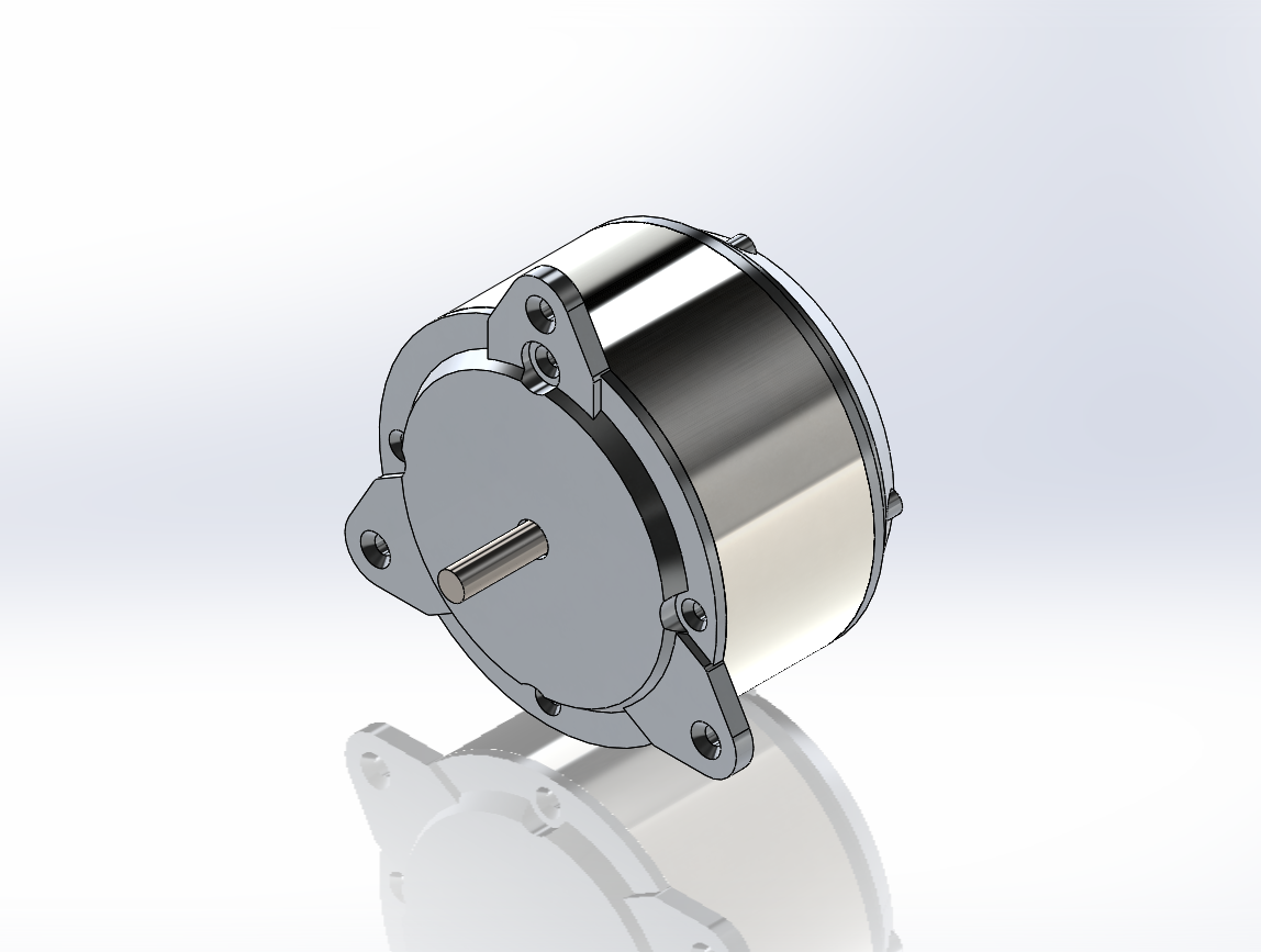 12V 30A直流电机三维